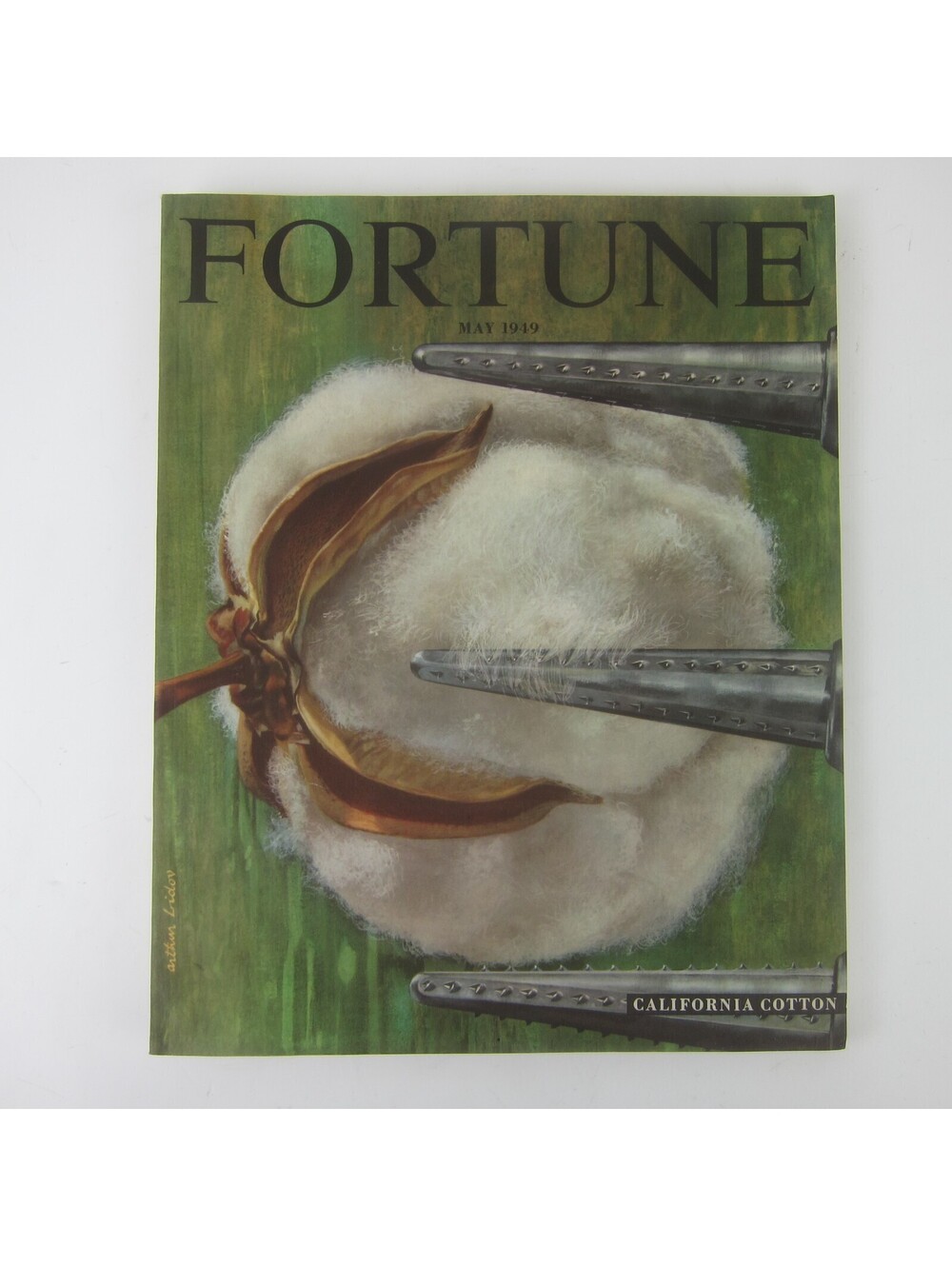 Vintage FORTUNE Magazine May 1949 Arthur Lidov Cover Chrysler Lincoln Ford Ads